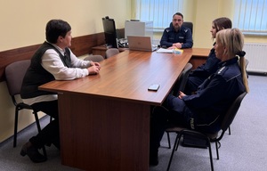 Wyróżnienie dla uczennicy klasy mundurowej