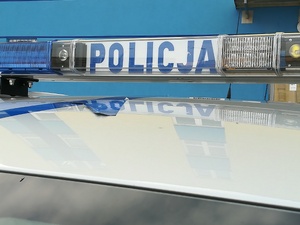 Zdjęcie poglądowe - sygnały świetlne radiowozu.