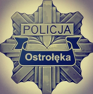 Blacha policyjna - Policja Ostrołęka