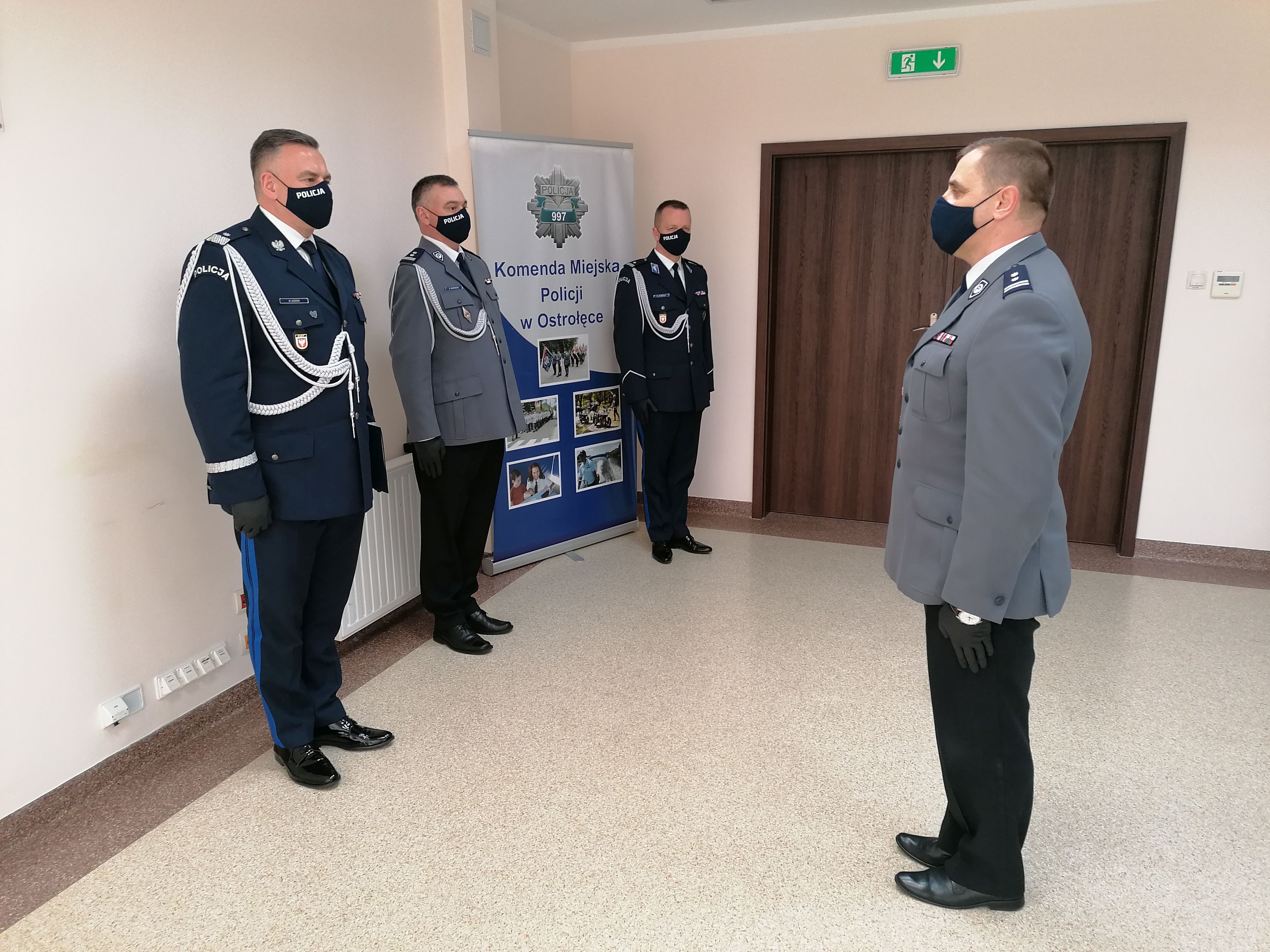 Komenda Miejska Policji W Krośnie Uroczyste objęcie obowiązków na stanowisku Komendanta Miejskiego