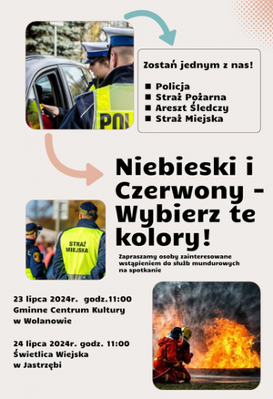 plakat promujący działania