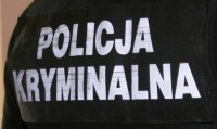 napis policja kryminalna na kamizelce
