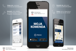 telefon a na nim aplikacja moja komenda