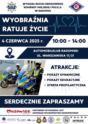 plakat wydarzenia wyobraznia ratuje zycie