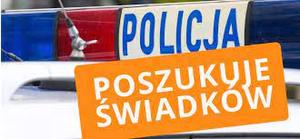 napis policja poszukuje świadków