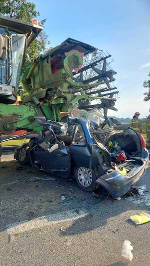 Tragiczny wypadek z udziałem maszyny rolniczej