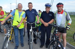 Policjanci KMP w Siedlcach na „Zawodowym Rajdzie Rowerowym”