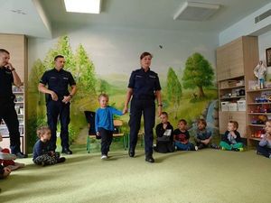 Spotkanie przedszkolaków z policjantami KMP Siedlce