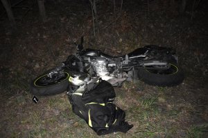 Wczoraj 21-letni motocyklista zderzył się z łosiem