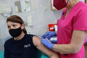 #szczepimysię - Ruszyła akcja szczepień policjantów garnizonu mazowieckiego