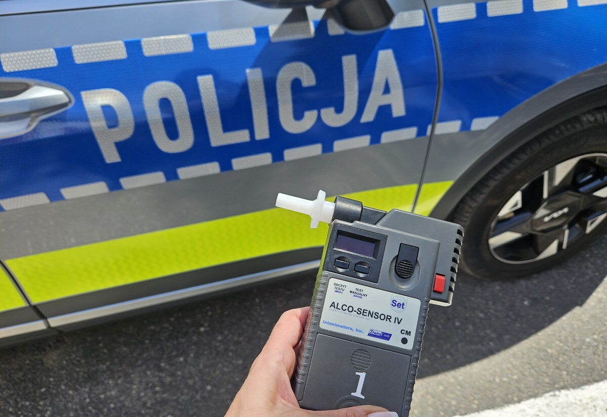 Kierowca Mazdy zatrzymany w Gąsocinie za jazdę pod wpływem alkoholu