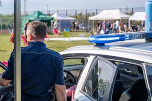 Piknik rodzinny z udziałem grójeckich dzielnicowych