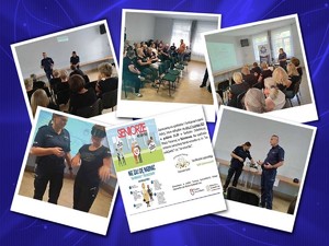 Policjanci na spotkaniu Koła Gospodyń Wiejskich