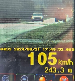 110 km/h w obszarze zabudowanym i zatrzymane prawo jazdy