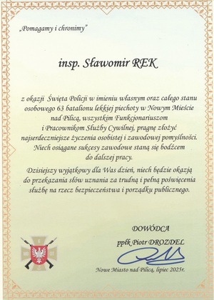 Powiatowe obchody Święta Policji