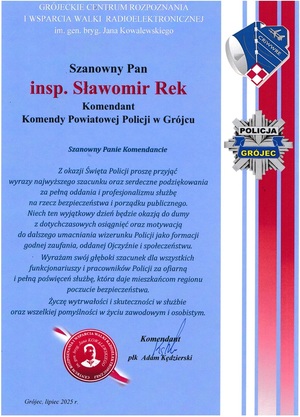 Powiatowe obchody Święta Policji