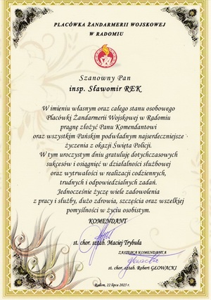 Powiatowe obchody Święta Policji