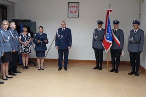 Uroczysta zbiórka w Komendzie Powiatowej Policji w Kozienicach