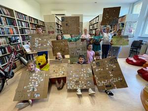 Spotkanie z policjantką w Bibliotece Publicznej w Kozienicach