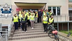 Pogadanka podczas rajdu rowerowego