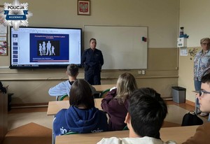 Pogadanka z uczniami PSP nr 1 w Kozienicach