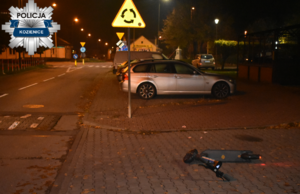 zdarzenie z hulajnogą