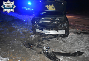 Nietrzeźwy spowodował wypadek na K79