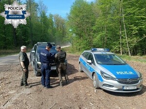 Wspólne działania Policji i Nadleśnictwa Dobieszyn