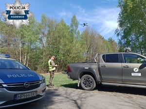Wspólne działania Policji i Nadleśnictwa Dobieszyn