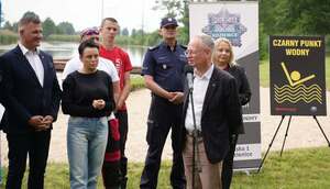 Briefing prasowy w Kozienicach -czarne punkty wodne