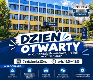 Zaproszenie na Dni Otwarte Komendy Powiatowej Policji w Kozienicach