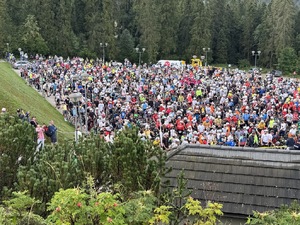 Fotografia kolorowa: w Bukowinie Tatrzańskiej w ramach Tour de Pologne Amatorów