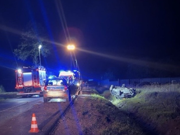 Wypadek Skody w Kadłubówce