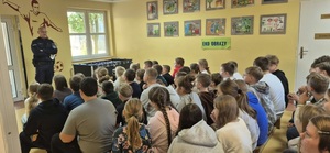 spotkanie z uczniami Szkoły Podstawowej w Nowej Krępie