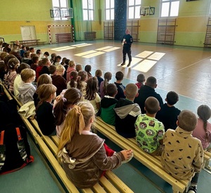 spotkanie z uczniami Szkoły Podstawowej w Bogatem