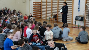 Uczniowie ze Szkoły Podstawowej w Skrzyńsku