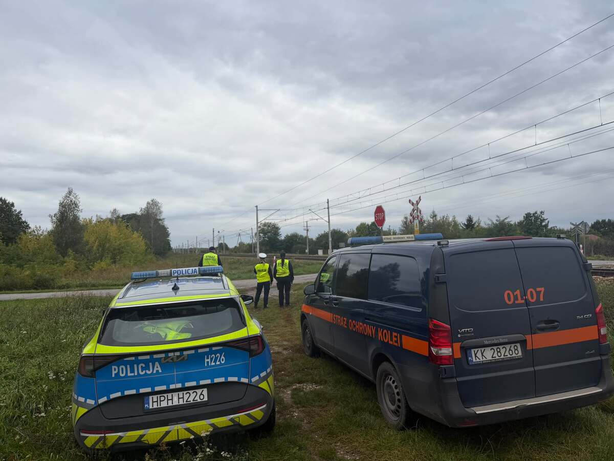 Akcja „Rail Action Week” w Przysusze – wspólne działania Policji i Straży Ochrony Kolei