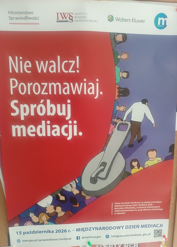 Międzynarodowy Dzień Mediacji i wsparcie KPP w Pułtusku
