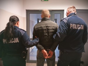 Zatrzymany mężczyzna