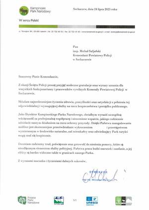 Życzenia od Prokuratora Okręgowego w Płocku i zastępcy