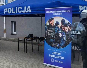 Zdjęcie przedstawia banner OPP w Płocku