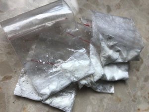 Amfetamina znaleziona w skarpecie 27 - latka