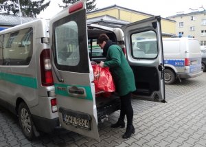 Murem za Polskim Mundurem – węgrowscy policjanci wraz z przyjaciółmi wsparli kolegów pełniących służbę na wschodniej granicy!