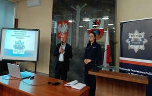 Bezpieczeństwo zaczyna się od nas- debata Policji z uczniami w Węgrowie