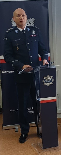 Uroczyste powierzenie obowiązków I Zastępcy Komendanta Powiatowego Policji w Węgrowie