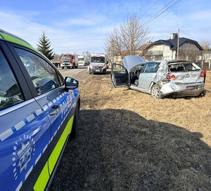 Chwila nieuwagi przyczyną groźnej kolizji w Kamionnej
