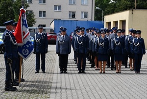 Uroczyste obchody Święta Policji w Węgrowie: Awanse, odznaczenia i podziękowania