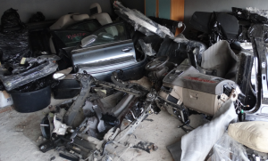 Węgrowscy policjanci zlikwidowali „dziuplę” samochodową