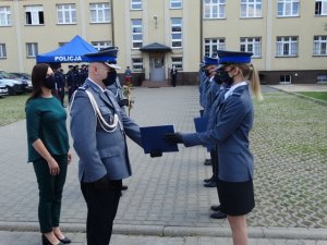 Święto Policji w Komendzie Powiatowej Policji w Węgrowie