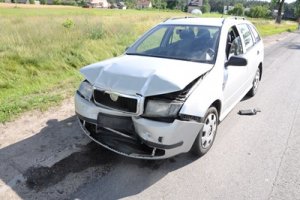 Wypadek w miejscowości Ojcowizna na trasie K8